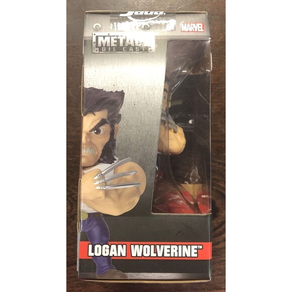 Marvel Wolverine Logan Die Cast Figure X-Men Jada Metals  Loot Crate Exclusive - Picture 2 of 6